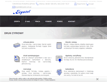 Tablet Screenshot of druk-cyfrowy.krystel.com.pl